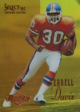 1995 Select Certified Terrell Davis #126 Football Card