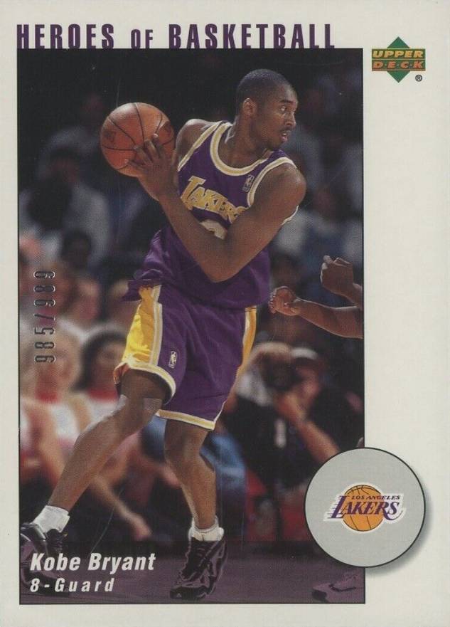 2002 Upper Deck Authentics Heroes of Basketball Kobe Bryant #KB2 Basketball Card