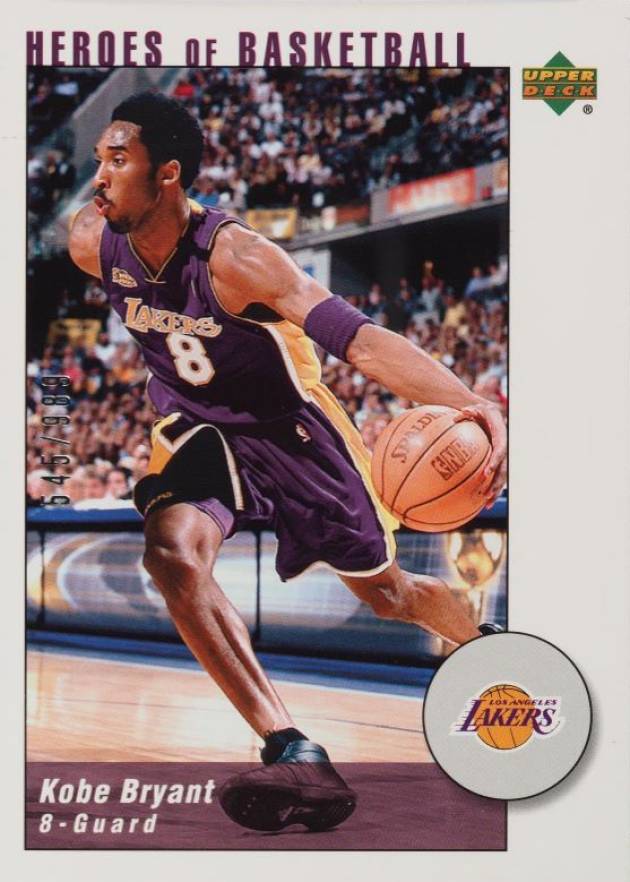 2002 Upper Deck Authentics Heroes of Basketball Kobe Bryant #KB6 Basketball Card