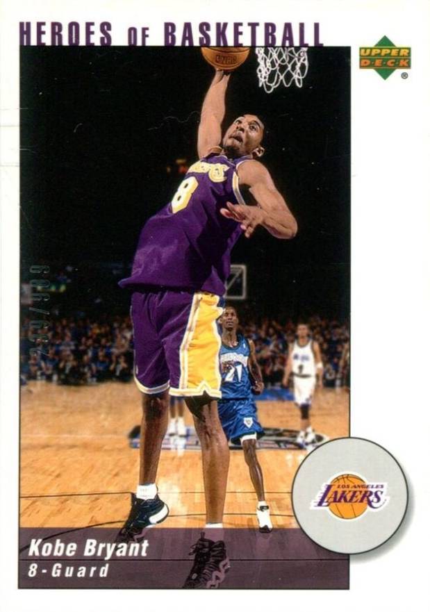 2002 Upper Deck Authentics Heroes of Basketball Kobe Bryant #KB5 Basketball Card