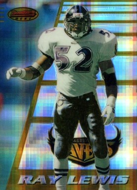 1996 Bowman's Best Ray Lewis #164 Football Card
