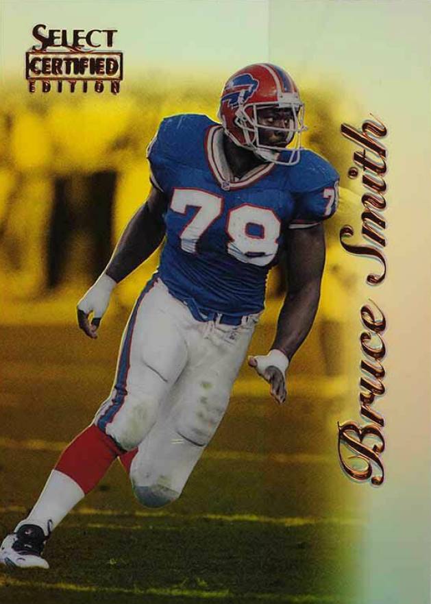 1996 Select Certified Bruce Smith #21 Football Card