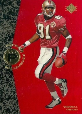 1996 SP Terrell Owens #7 Football Card
