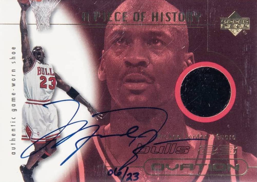2000 Upper Deck Ovation A Piece of History Michael Jordan #MJ-A Basketball Card