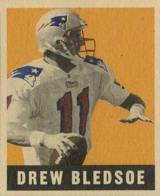 1997 Leaf Reproductions Drew Bledsoe #9 Football Card