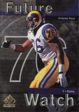 1997 SP Authentic Orlando Pace #1 Football Card
