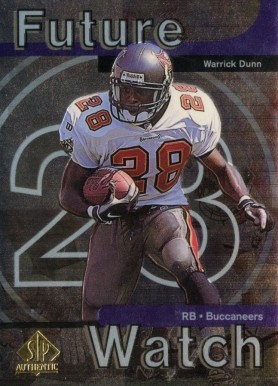 1997 SP Authentic Warrick Dunn #10 Football Card