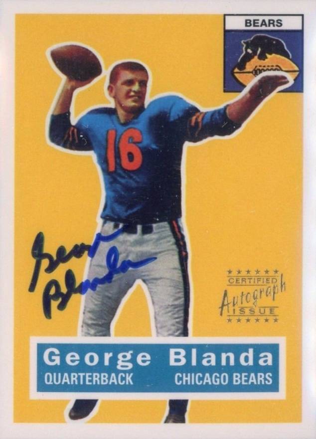 1997 Topps Stars Rookie Reprints George Blanda #1 Football Card