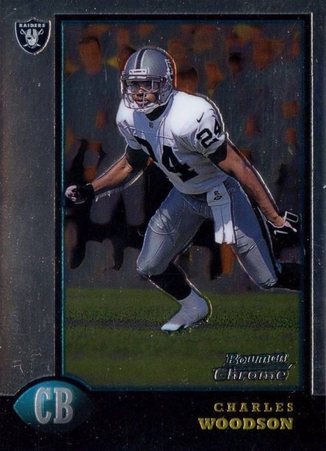 1998 Bowman Chrome Charles Woodson #181 Football Card