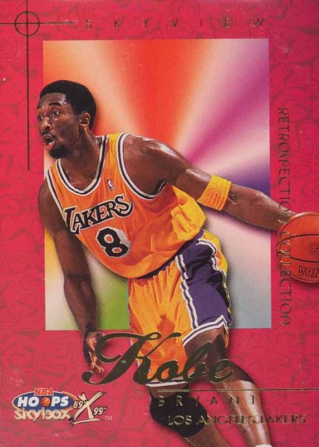 1999 Hoops Decade X Retrospection Collection Kobe Bryant #2 Basketball Card