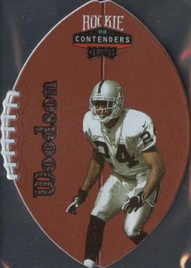 1998 Playoff Contenders Leather Charles Woodson #69 Football Card