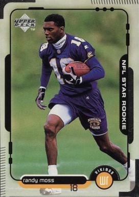 1998 Upper Deck Randy Moss #17 Football Card