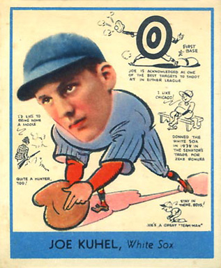 1938 Goudey Heads-Up Joe Kuhel #267 Baseball Card