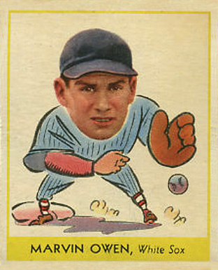 1938 Goudey Heads-Up MARVIN OWEN, White Sox #263 Baseball Card