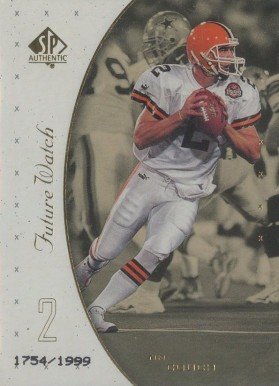1999 SP Authentic Tim Couch #92 Football Card