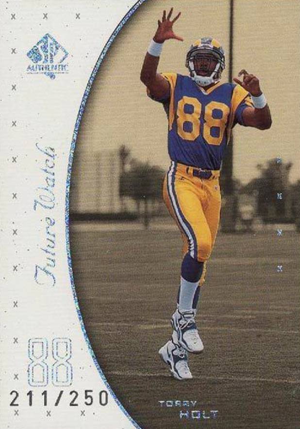 1999 SP Authentic Torry Holt #96 Football Card