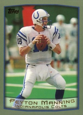 1999 manning peyton topps football card cards year vintagecardprices