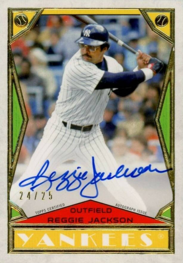 2018 Topps Brooklyn Collection Autographs Reggie Jackson #BC2RJA Baseball Card