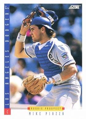 1993 Score Mike Piazza #286 Baseball Card