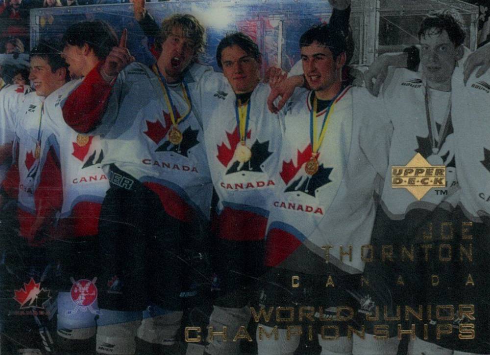 1996 Upper Deck Ice Joe Thornton #116 Hockey Card