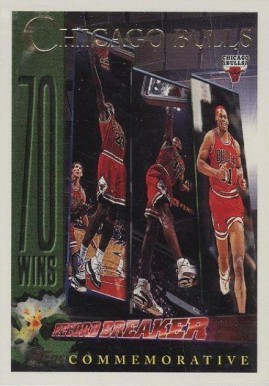 1996 Topps Bulls Commemorative #72 Basketball Card