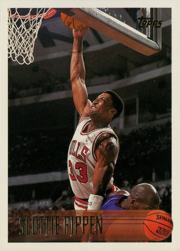1996 Topps Scottie Pippen #33 Basketball Card