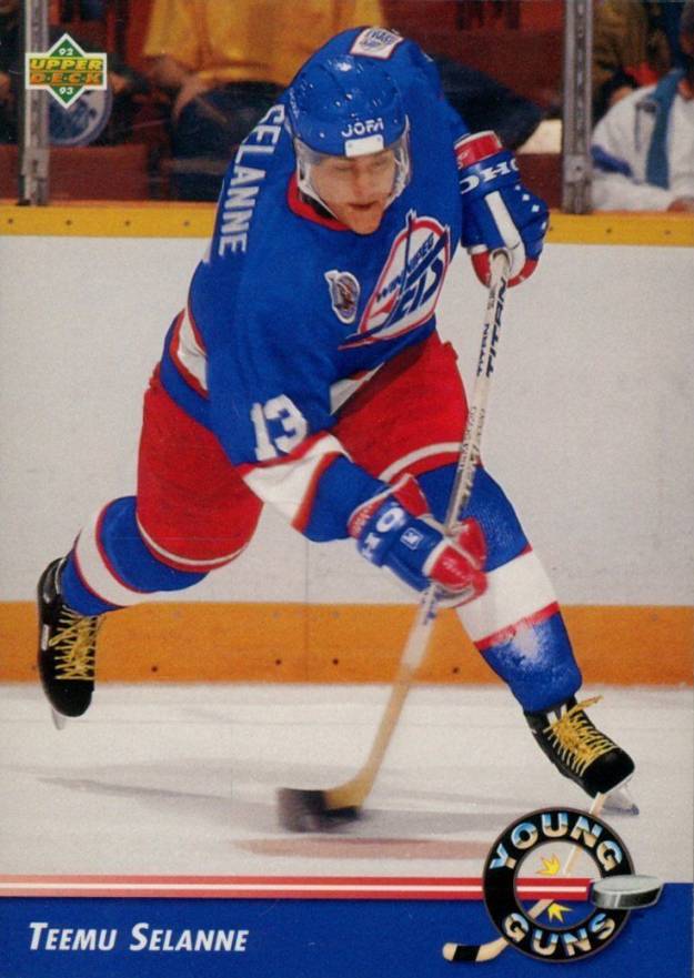 1992 Upper Deck Teemu Selanne #574 Hockey Card