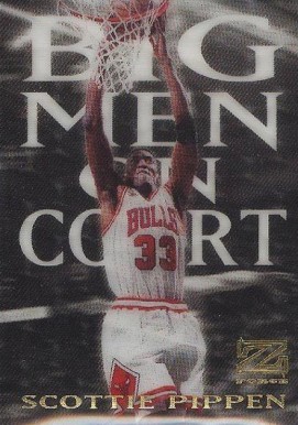 1997 Skybox Z-Force Big Men on Court Scottie Pippen #13 Basketball Card