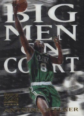 1997 Skybox Z-Force Big Men on Court Antoine Walker #15 Basketball Card
