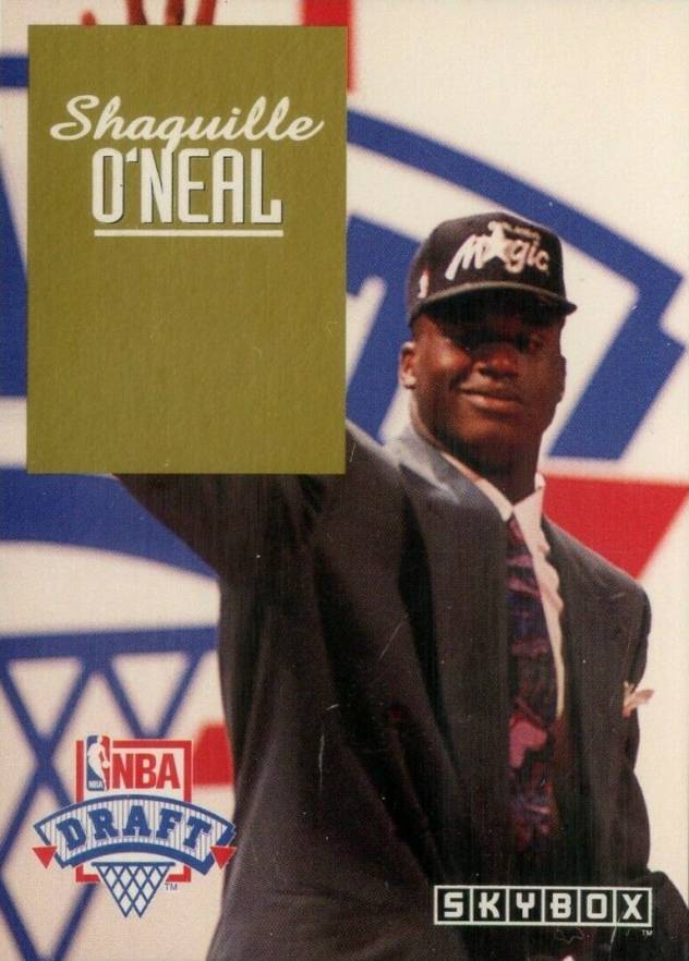 1992 Skybox Draft Pick Shaquille O'Neal #DP1 Basketball Card