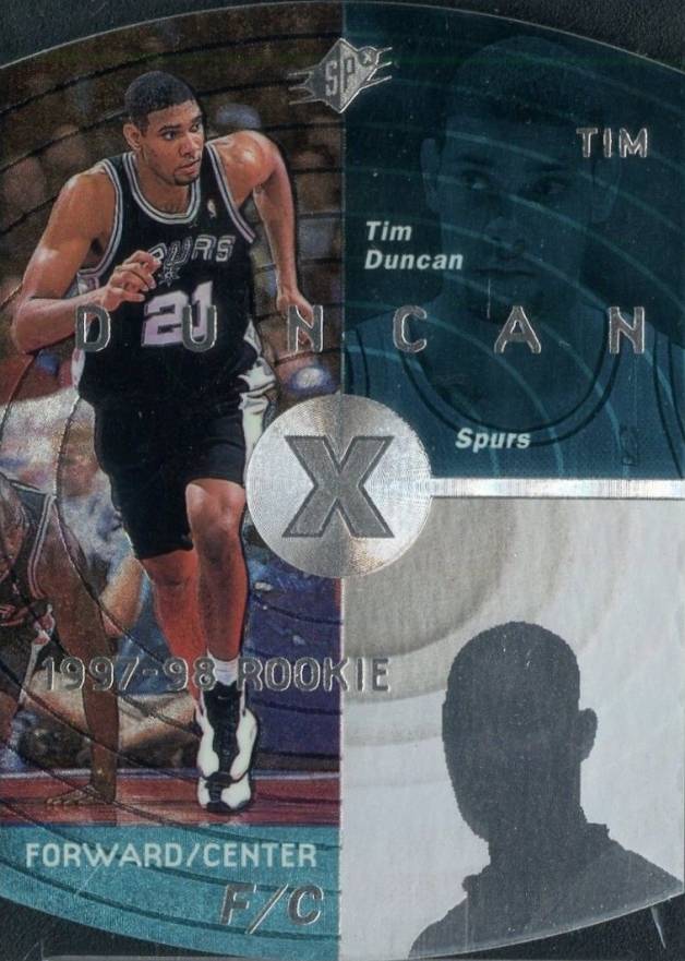 1997 SPx Tim Duncan #37 Basketball Card