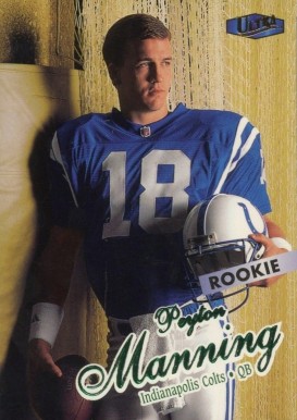 1998 Ultra Peyton Manning #416 Football Card