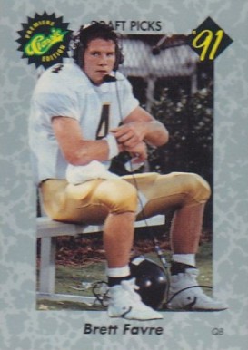 1991 Classic Brett Favre #30 Football Card