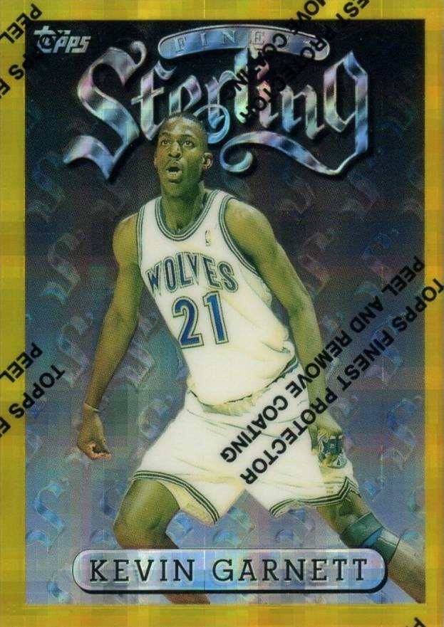1996 Finest Kevin Garnett #138 Basketball Card