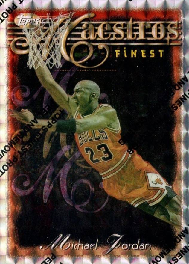 1996 Finest Michael Jordan #127 Basketball Card
