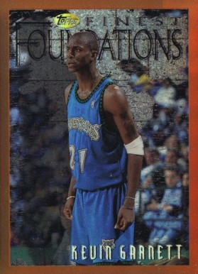 1996 Finest Kevin Garnett #205 Basketball Card
