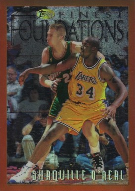 1996 Finest Shaquille O'Neal #243 Basketball Card
