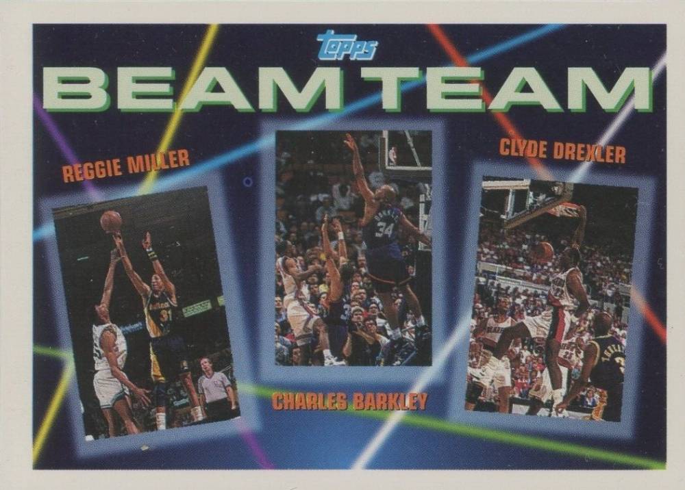 1992 Topps Beam Team Charles Barkley/Clyde Drexler/R.MillerDrexler/Barkley/Reggie Miller #1 Basketball Card