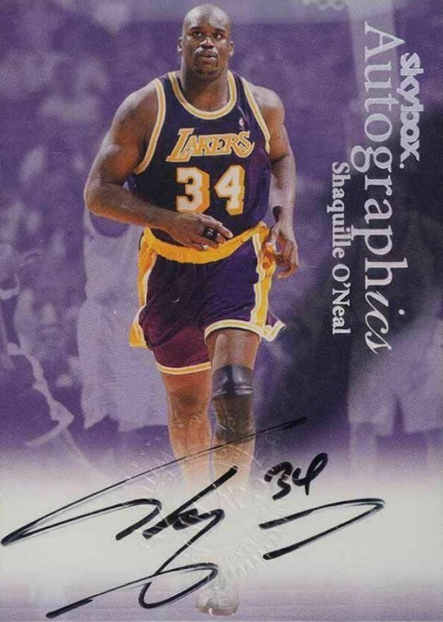 1999 Skybox Premium Autographics Shaquille O'Neal # Basketball Card
