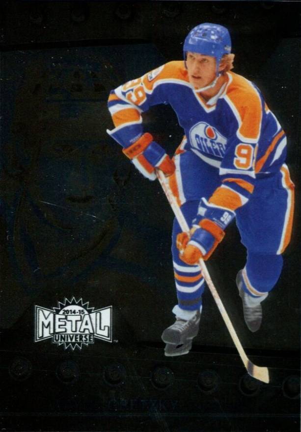2014 Fleer Showcase Metal Universe Wayne Gretzky #3 Hockey Card