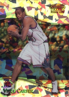 1998 Bowman's Best Vince Carter #105 Basketball Card