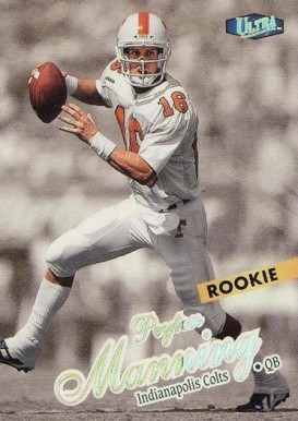 1998 Ultra Peyton Manning #201G Football Card