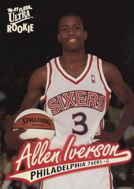 1996 Ultra Allen Iverson #82 Basketball Card