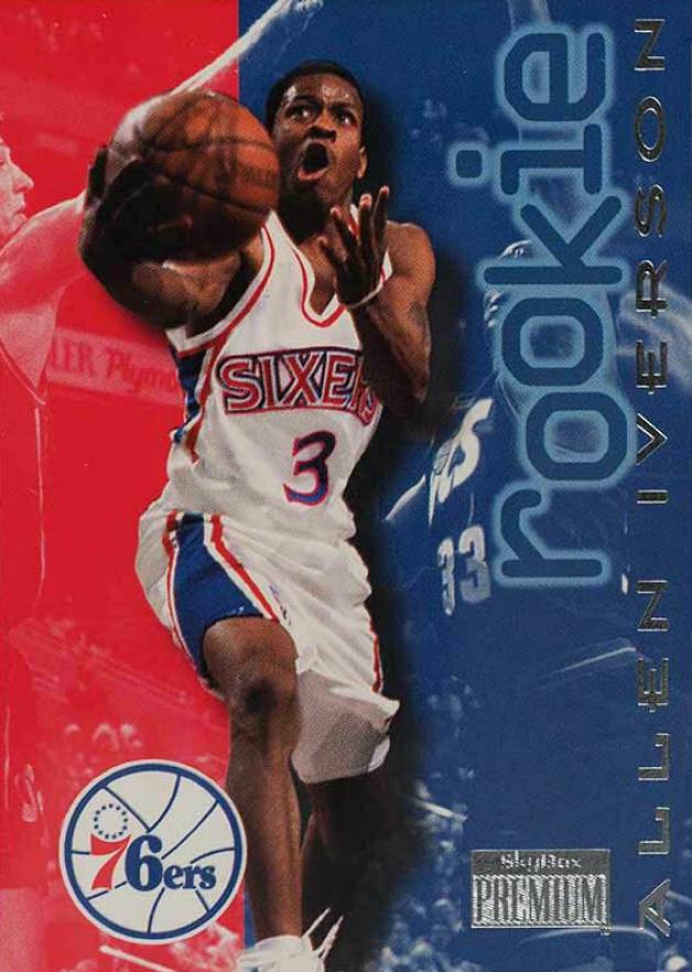 1996 Skybox Premium Allen Iverson #216 Basketball Card