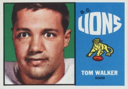 1964 Topps CFL Tom Walker #6 Football Card