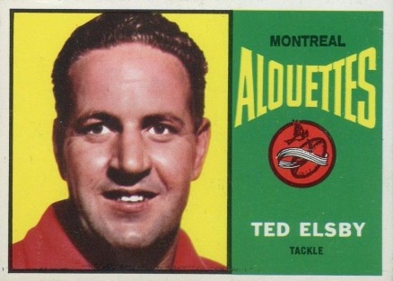 1964 Topps CFL Ted Elsby #48 Football Card