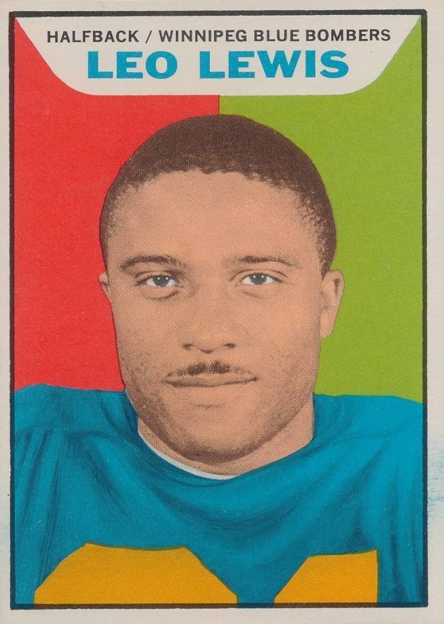 1965 Topps CFL Leo Lewis #122 Football Card