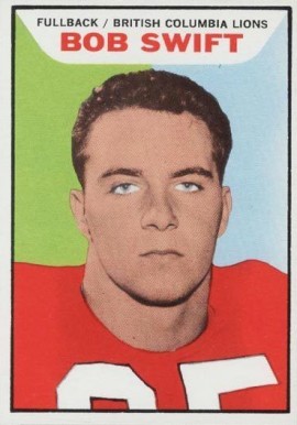 1965 Topps CFL Bob Swift #15 Football Card
