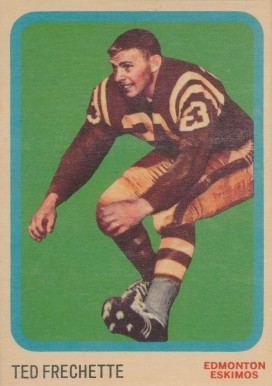 1963 Topps CFL Ted Frechette #26 Football Card