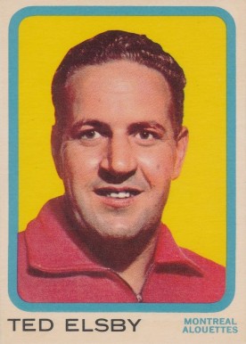 1963 Topps CFL Ted Elsby #48 Football Card